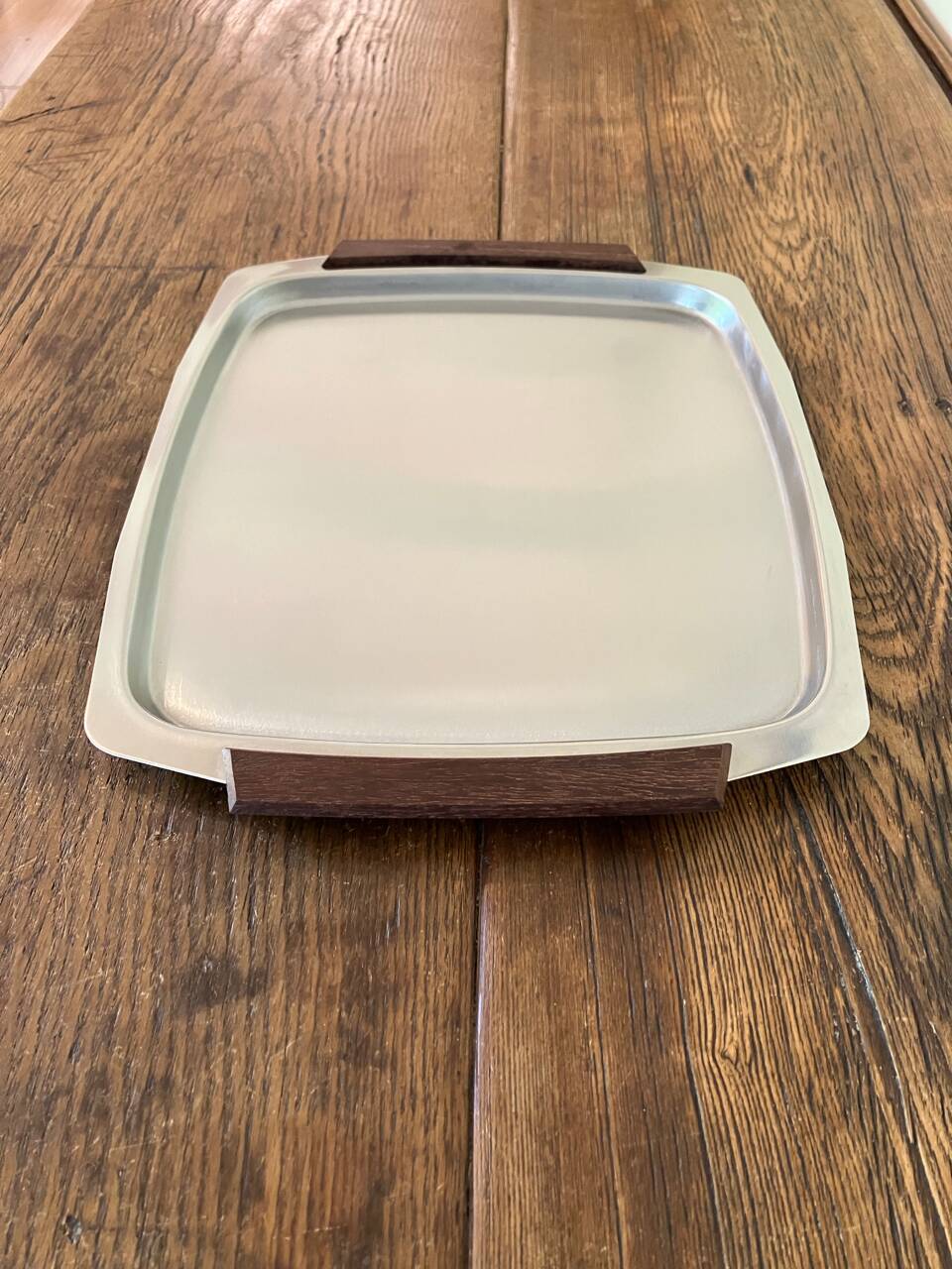 Vintage stainless steel tray Made in Hong Kong