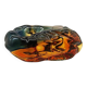 1950s large ashtray completely hand-blown and handcrafted in Murano glass, made in Italy - 18 cm