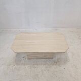 Rectangle Travertine Coffee or Side Table, Italy 1980s