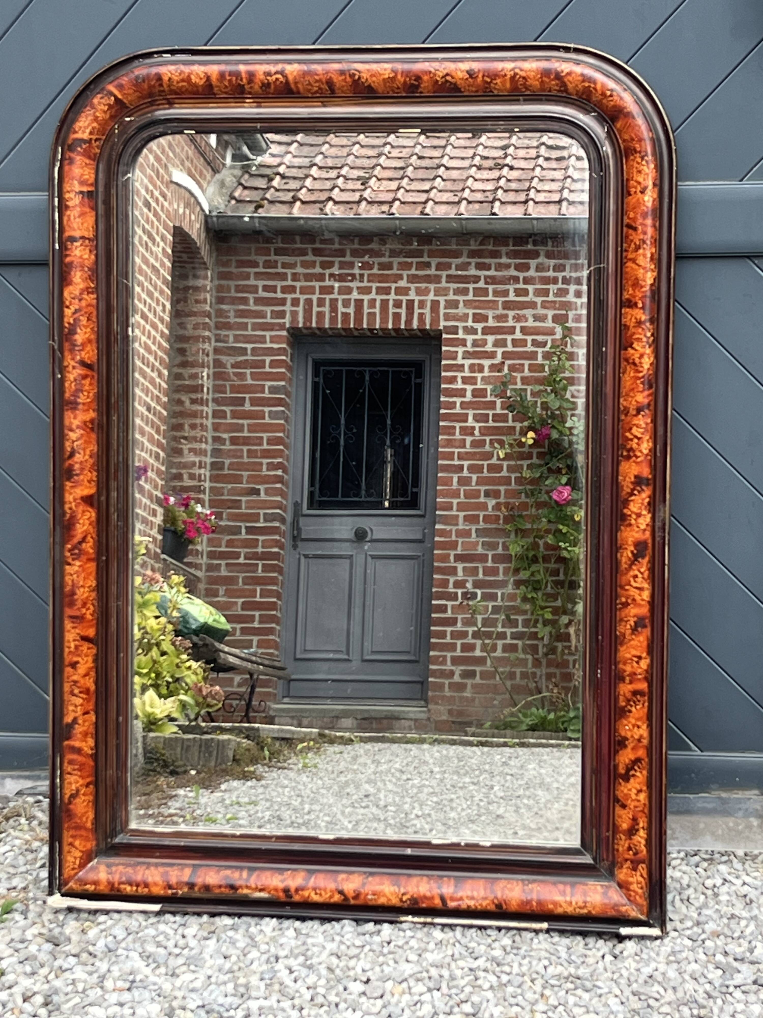 Antique mirror in Louis Philippe style