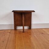 Bedside table or end of sofa Italian brutalism wood