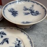 Trio of 1 plate + 2 pedestals
