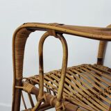 Rattan armchair 60'