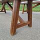 Lot de 2 bancs en orme massif par Aranjou
