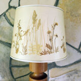 Modernist natural wood lamp 1960-70