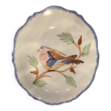 Assiette creuse en faïence Henriot Quiper