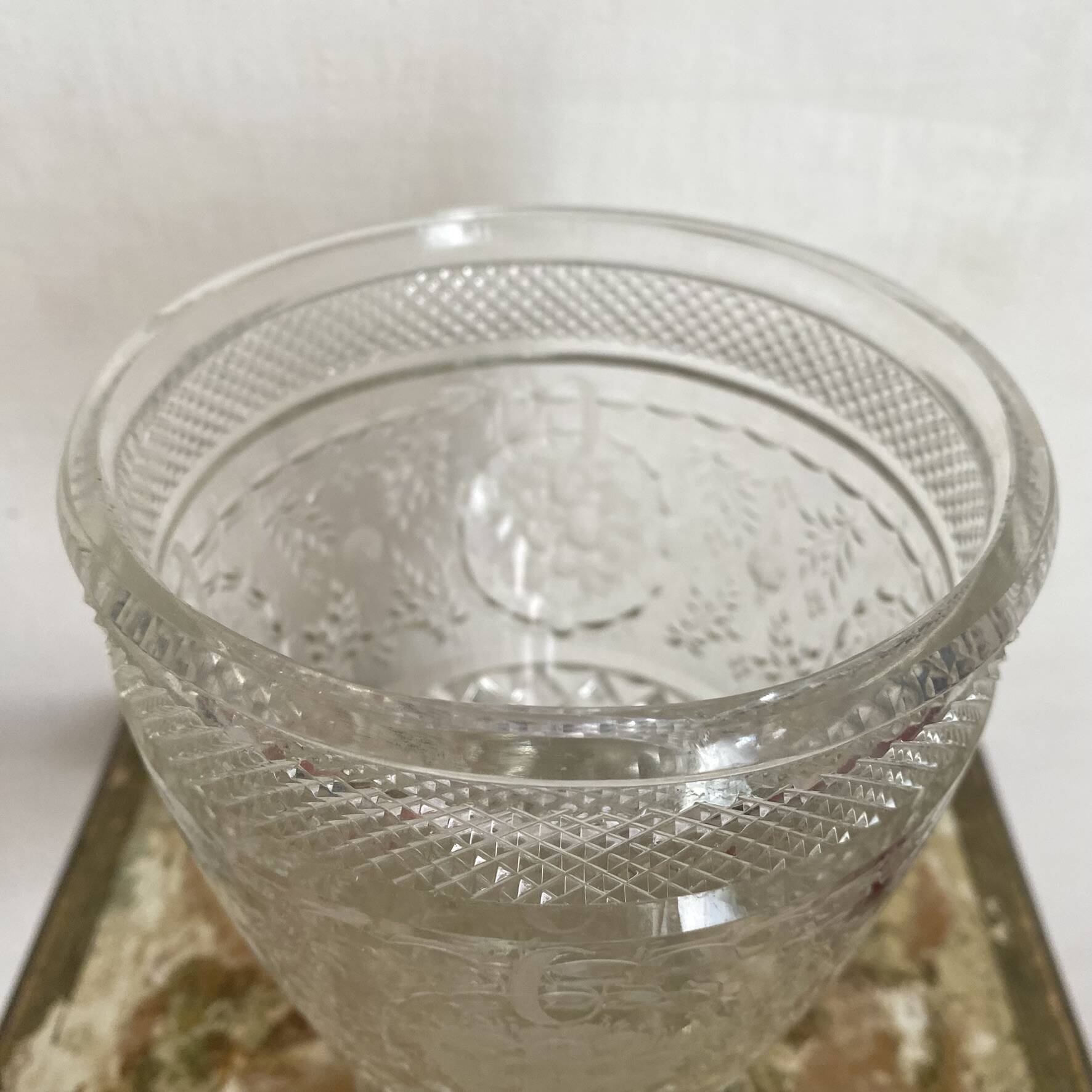 Large Médicis vase in crystal 23.5 cm