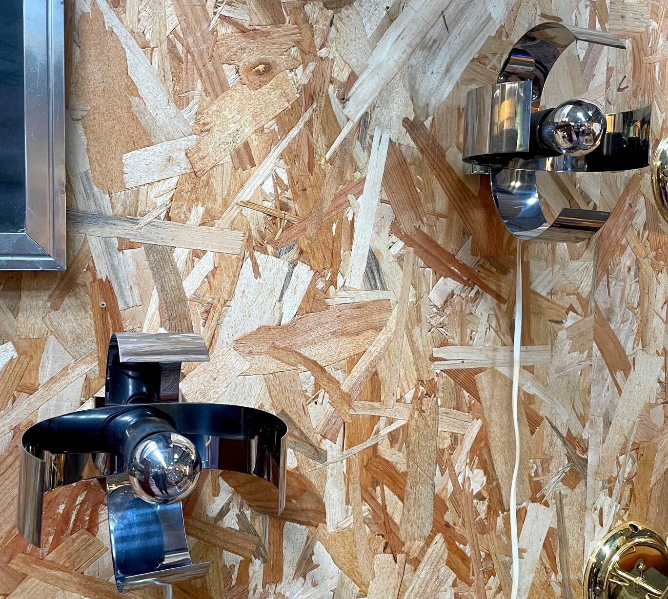 Vintage wall lights from the 70s