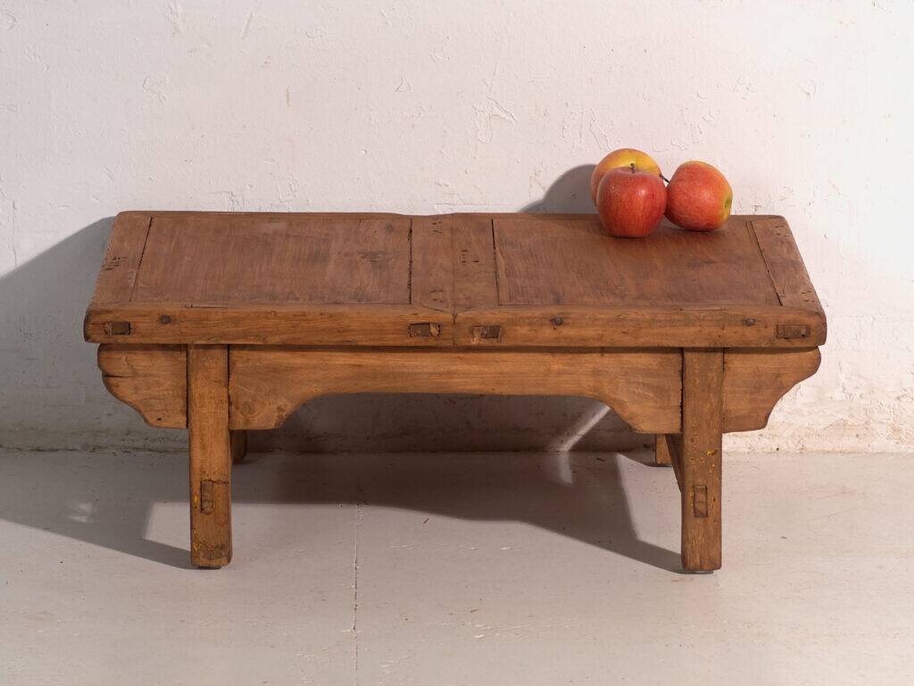 Antique pine coffee table – China, circa 1890