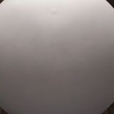 Opaline-style round glass ceiling light