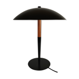 Black mushroom lamp Aluminor years 80
