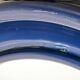 Vintage Wall Mirror with Bold Blue Plastic Frame, 1960s