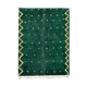 Modern Moroccan carpet green