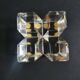 Two old vintage crystal cubes made in France