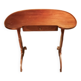 Kidney-shaped side table