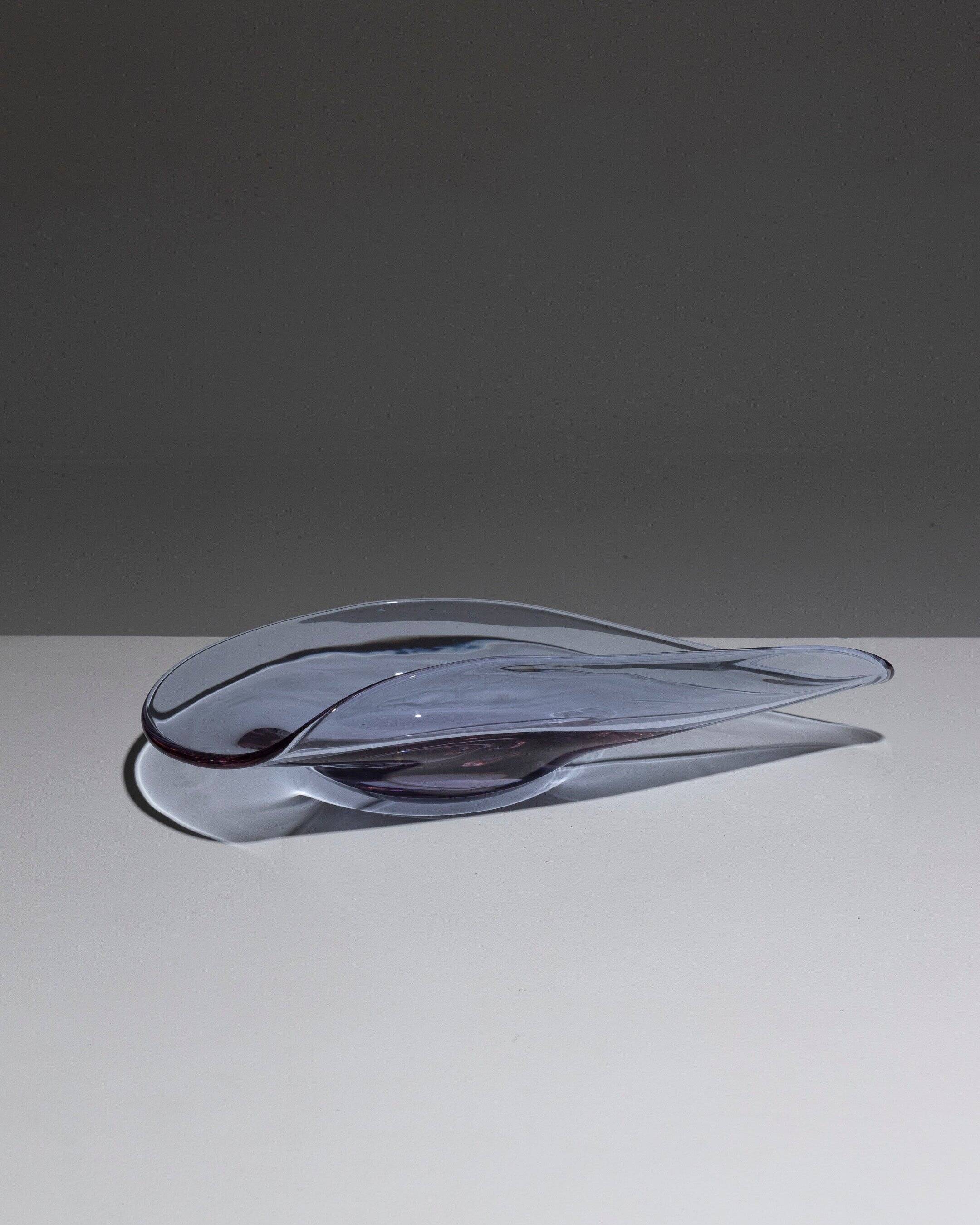 Large Sèvres crystal bowl, 1950s