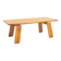 Table "Sapporo" en noyer par Mario Marenco pour Mobil Girgi 70's
