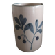 Small glazed ceramic vase/pot - Signed JB- 1970s/80s