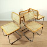 Lot de 4 chaises vintage Cesca « Made in Italy »