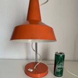 Vintage 1960 Delmas desk lamp in carrot orange - 44 cm