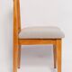 Mid-Century Chair in Linen Boucle and Light Wood by M. Zielinski, Europe, 1960s