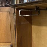 1930s English oak cabinet