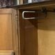 1930s English oak cabinet
