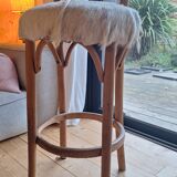 Bar stool with backrest