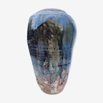 Vase Thierry Basile céramique 38 cm