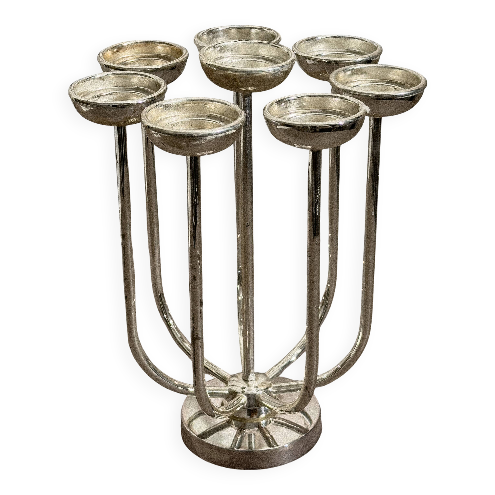 Fink silver-plated table chandelier from the second half of the 20th century