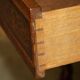 William & Mary antique marquetry drawer desk in Seaweed style.