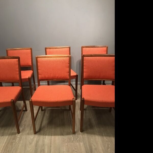 A Set Of Six Danish Chairs