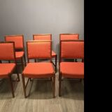 Un ensemble de six chaises danoises