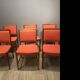 Un ensemble de six chaises danoises