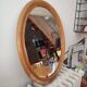 Miroir vintage bambou et rotin