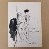 Indian ink by Jean Launois Decoration