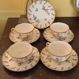 Lots of Sarreguemines Louis XV cups