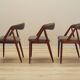 Set of three teak chairs, Danish design, 1970s, designer: Kai Kristiansen