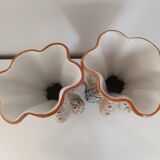 Pair of vintage earthenware vases