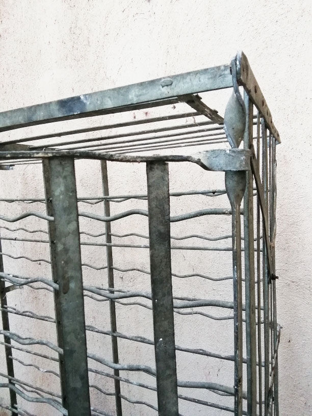 Old iron bottle storage
