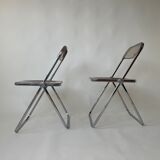 Pair of Folding Plia Chairs by Giancarlo Piretti
