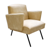 Ancien fauteuil de coiffeur barbier années 50