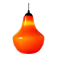 Suspension en opaline orange, Peill & Putzler 70s