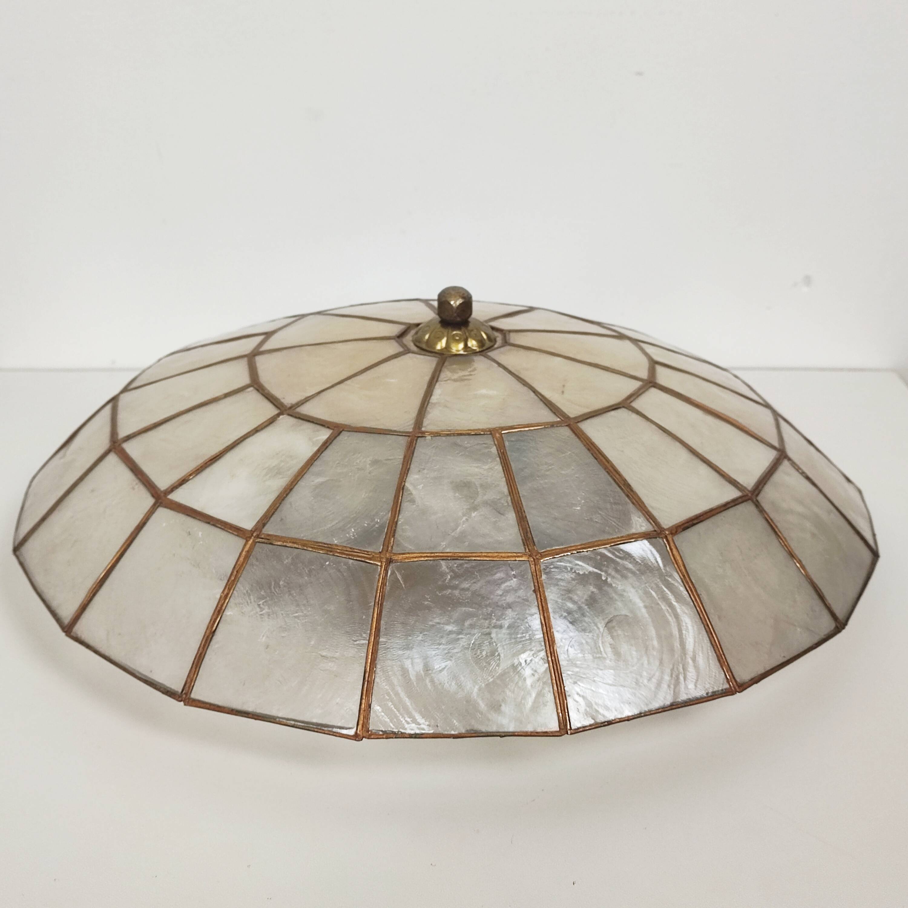 Mother-of-pearl ceiling/wall light