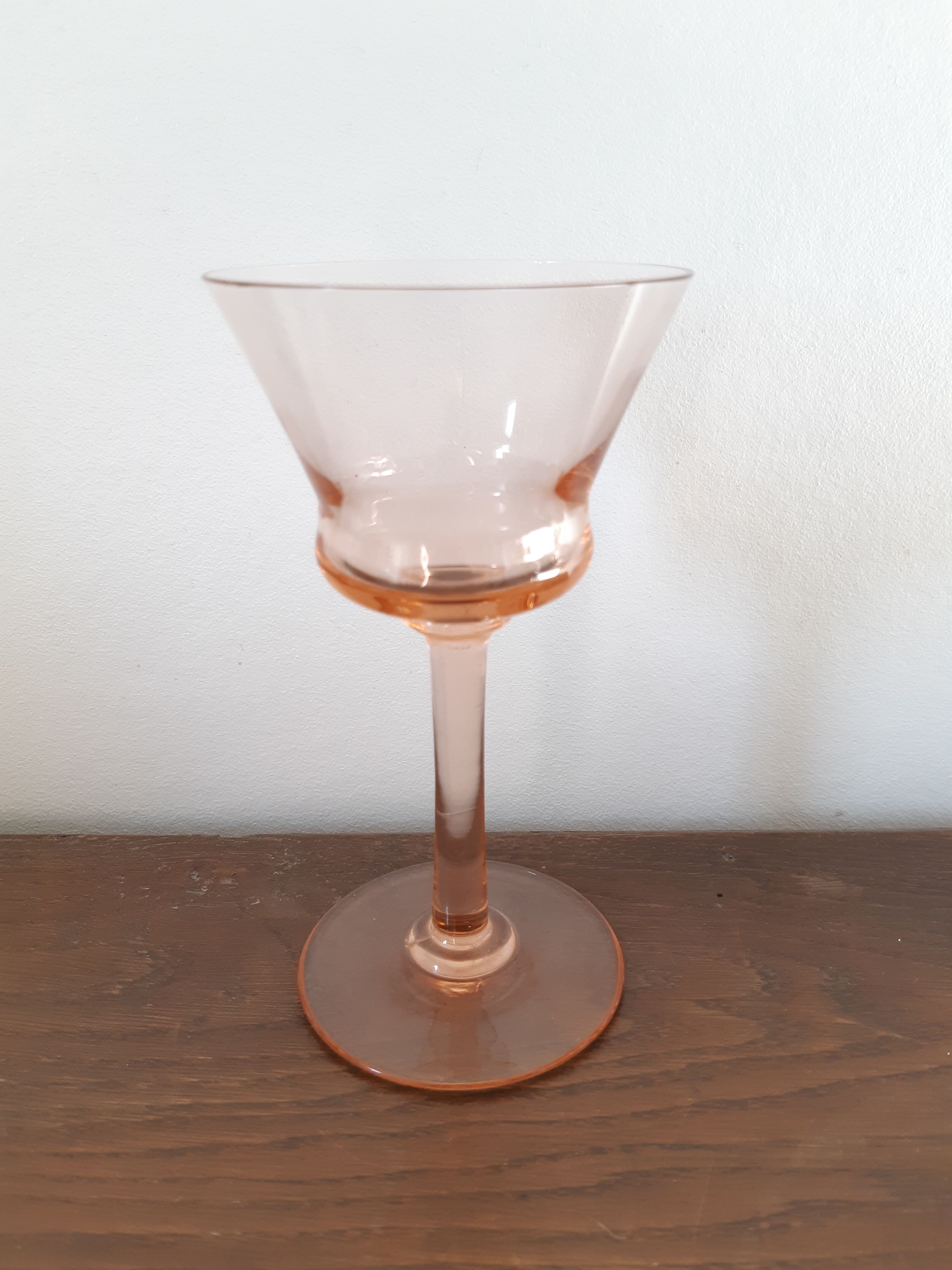 Vintage liquor glass