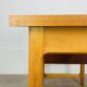 1950s wooden desk reconstruction, vintage