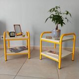 Pair of 80s bedside tables