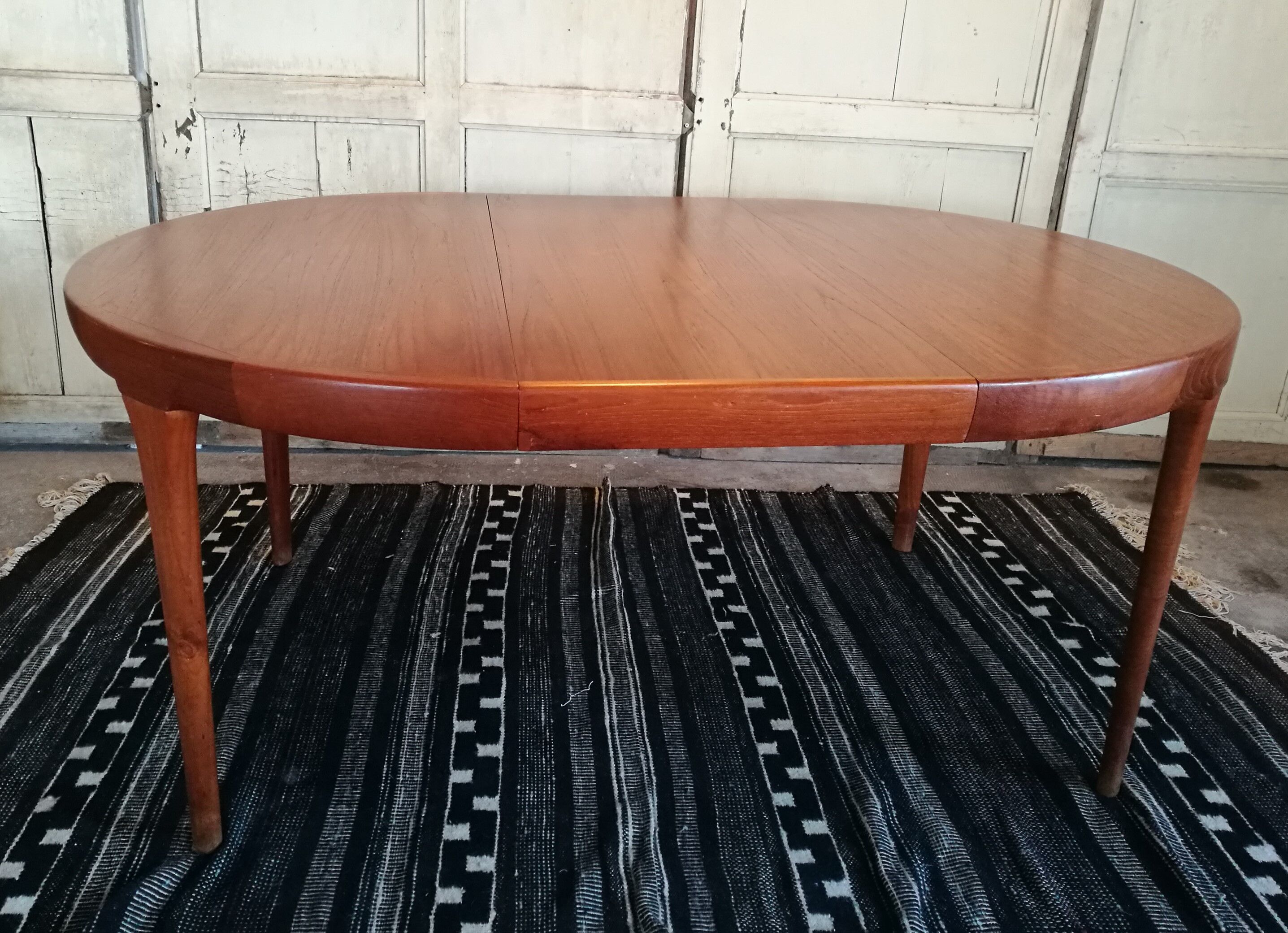 Danish teak table by Kofod Larsen for Faarup Møbelfabrik