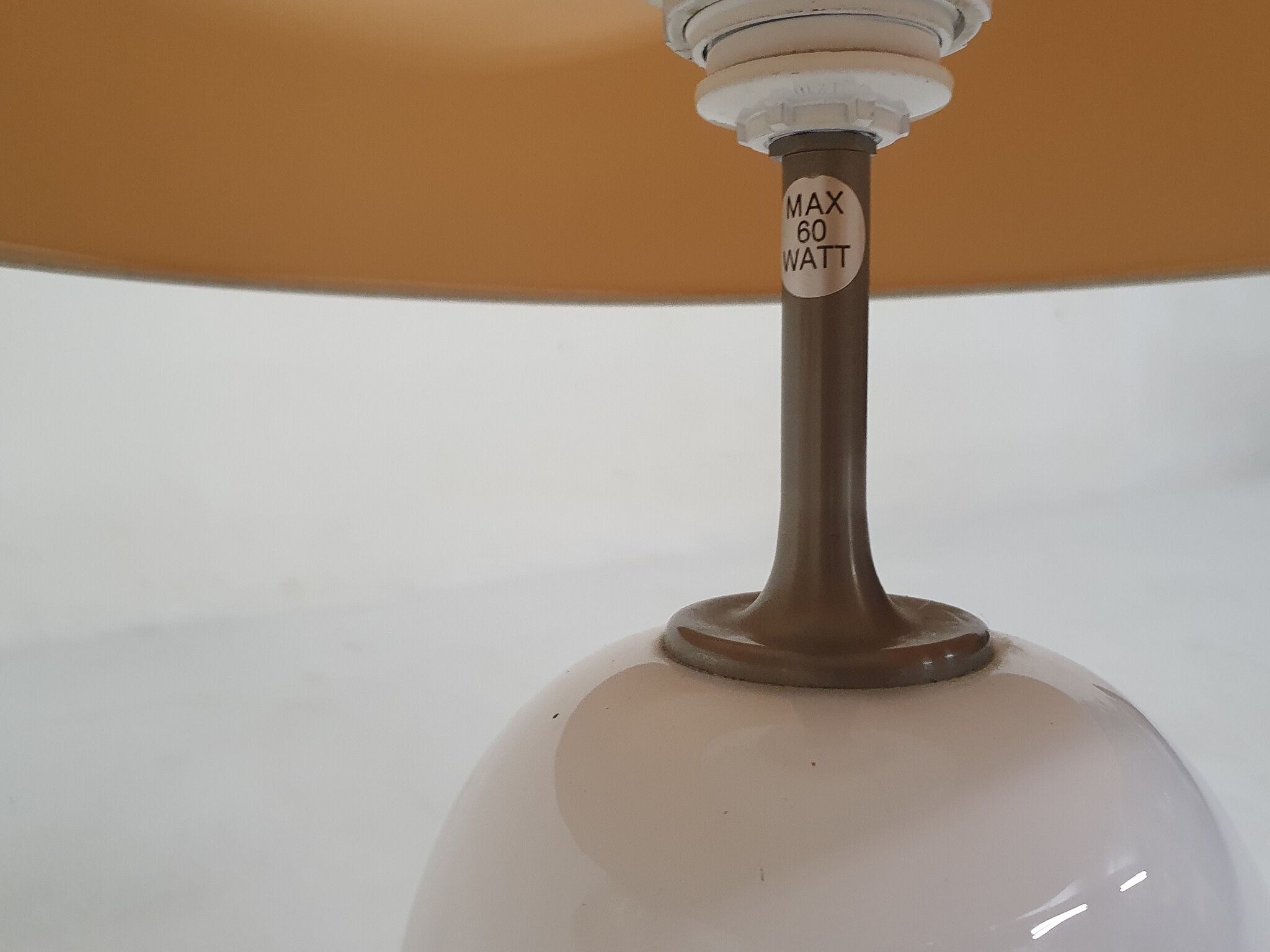 Michael Bang "Sakura" glass table light for Holmegaard, Denmark 1980's