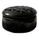 Empty pocket with black ceramic lid, Mexico 1980